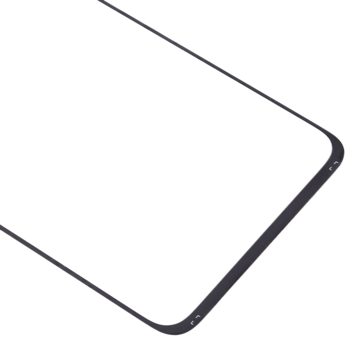 Para Samsung Galaxy A90 / A80 10 piezas Lente de vidrio exterior de pantalla frontal