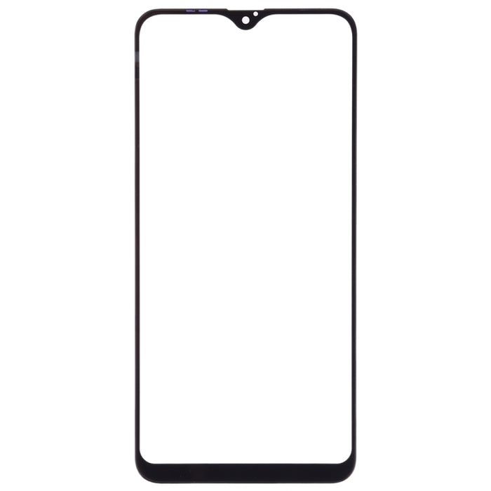 Para Samsung Galaxy A10 10 piezas Lente de vidrio exterior de pantalla frontal