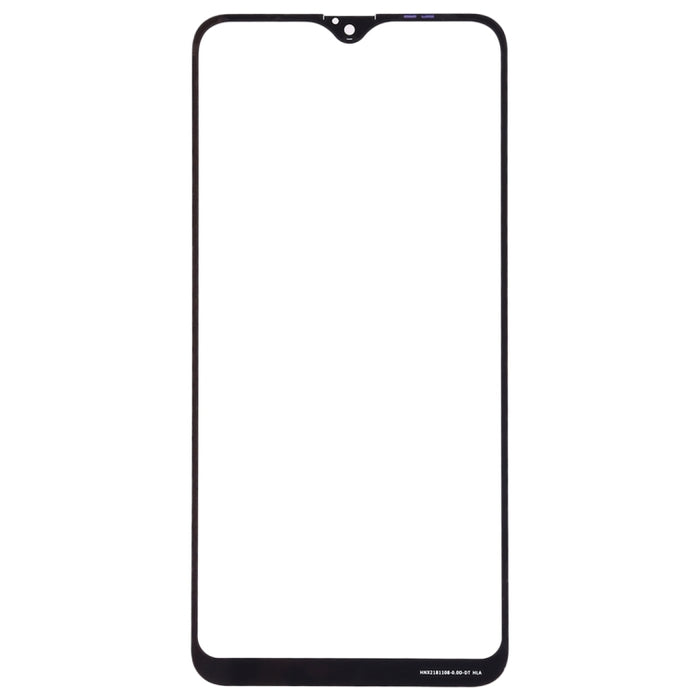 Para Samsung Galaxy A10 10 piezas Lente de vidrio exterior de pantalla frontal