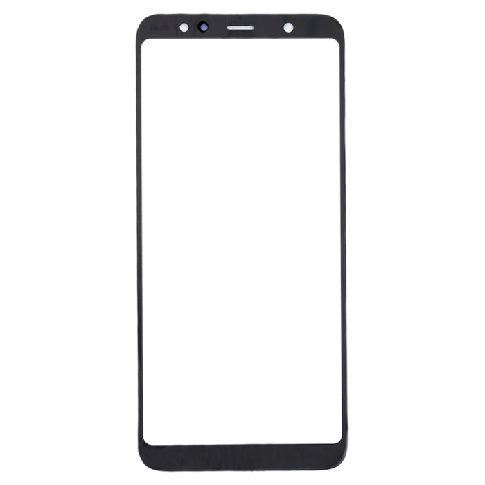 Para Samsung Galaxy A6+ (2018) / A605 Lente de cristal exterior de pantalla frontal de 10 piezas