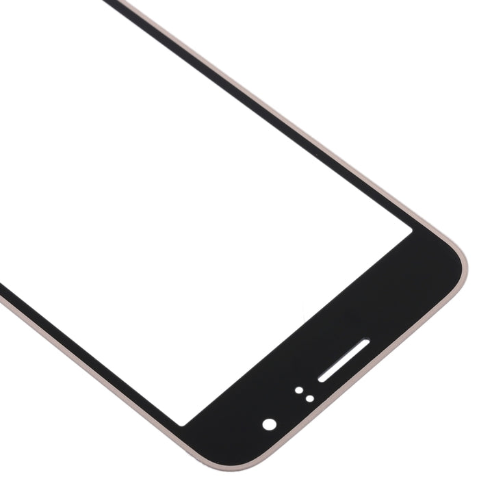 Para Samsung Galaxy J1 (2016) / J120 10 piezas Lente de vidrio exterior de pantalla frontal