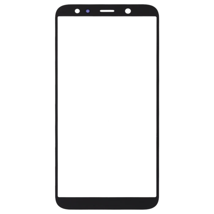 Para Samsung Galaxy A6 (2018) Lente de vidrio exterior de pantalla frontal de 10 piezas