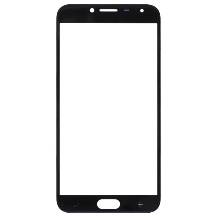 Para Samsung Galaxy J4 (2018) Lente de vidrio exterior de pantalla frontal de 10 piezas