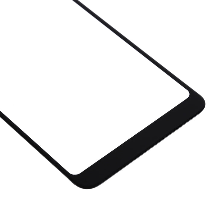 Para Samsung Galaxy A8 (2018) Lente de vidrio exterior de pantalla frontal de 10 piezas