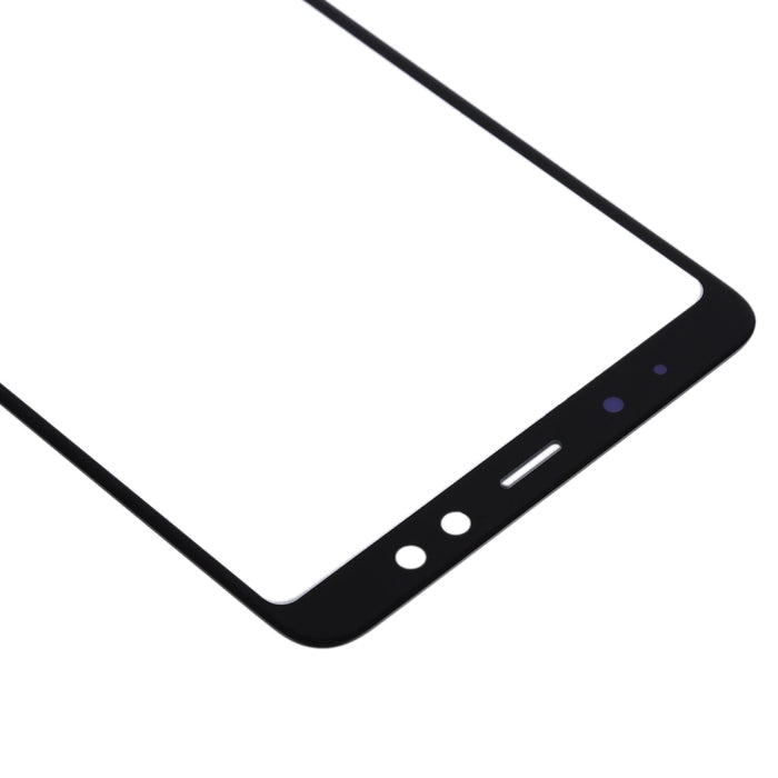 Para Samsung Galaxy A8 (2018) Lente de vidrio exterior de pantalla frontal de 10 piezas