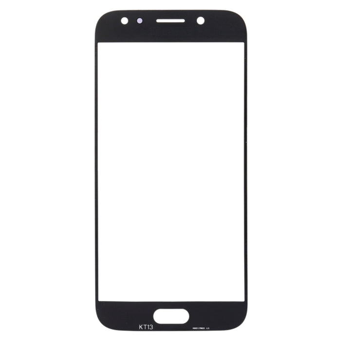 Para Samsung Galaxy J5 (2017) / J530 10 piezas Lente de vidrio exterior de pantalla frontal