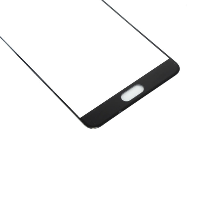 Para Samsung Galaxy C7 Pro / C701 10 piezas Lente de vidrio exterior de pantalla frontal