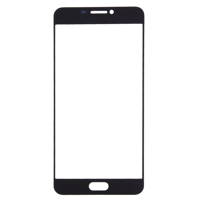 Para Samsung Galaxy C7 10 piezas Lente de cristal exterior de pantalla frontal