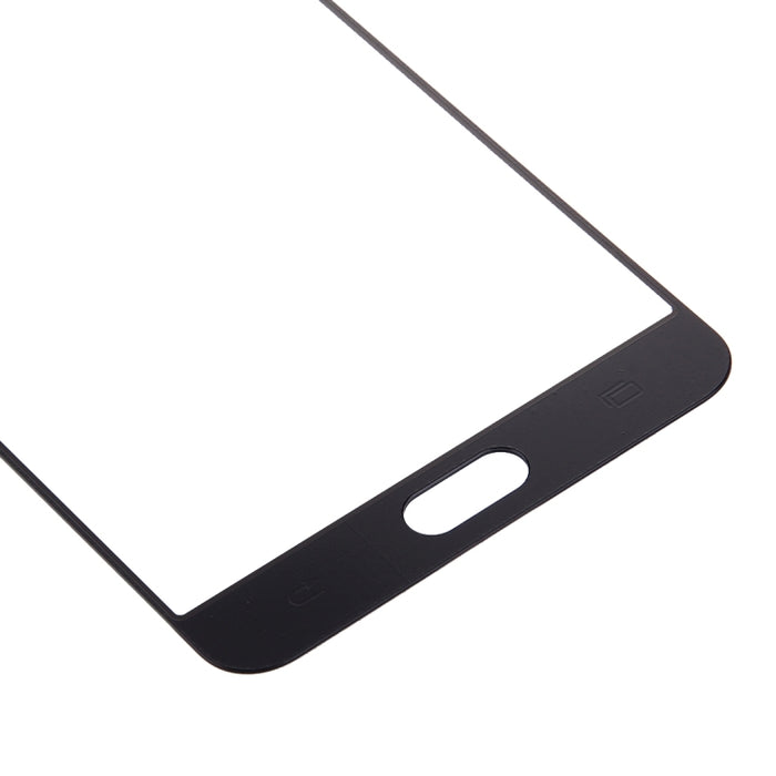 Para Samsung Galaxy C7 10 piezas Lente de cristal exterior de pantalla frontal