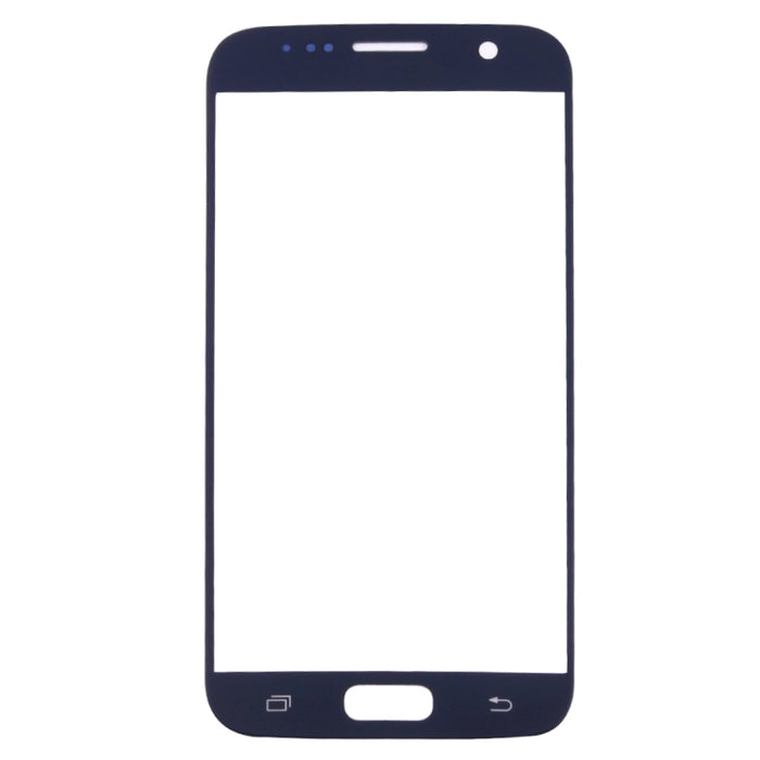 Para Samsung Galaxy S7 / G930 10 piezas Lente de vidrio exterior de pantalla frontal