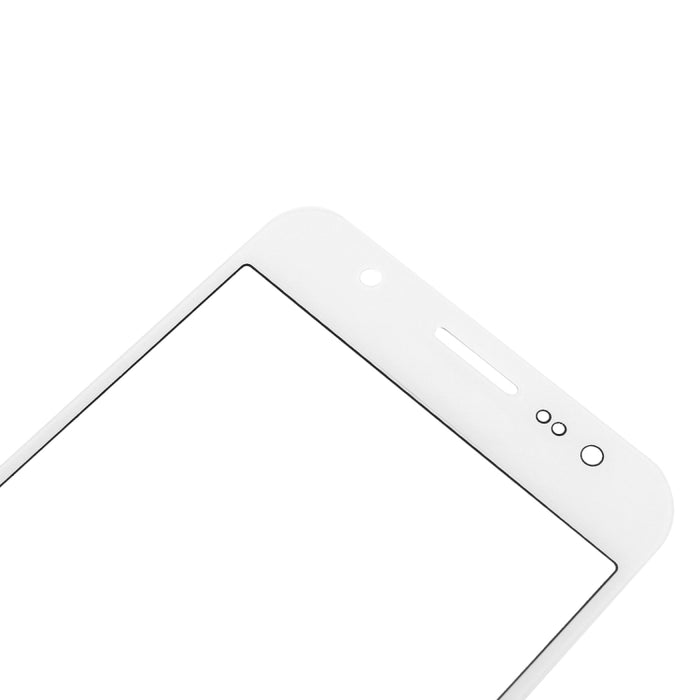 Para Samsung Galaxy J5 / J500 10 piezas Lente de vidrio exterior de pantalla frontal