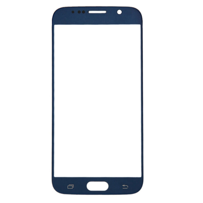 Para Samsung Galaxy S6 / G920F 10 piezas Lente de vidrio exterior de pantalla frontal