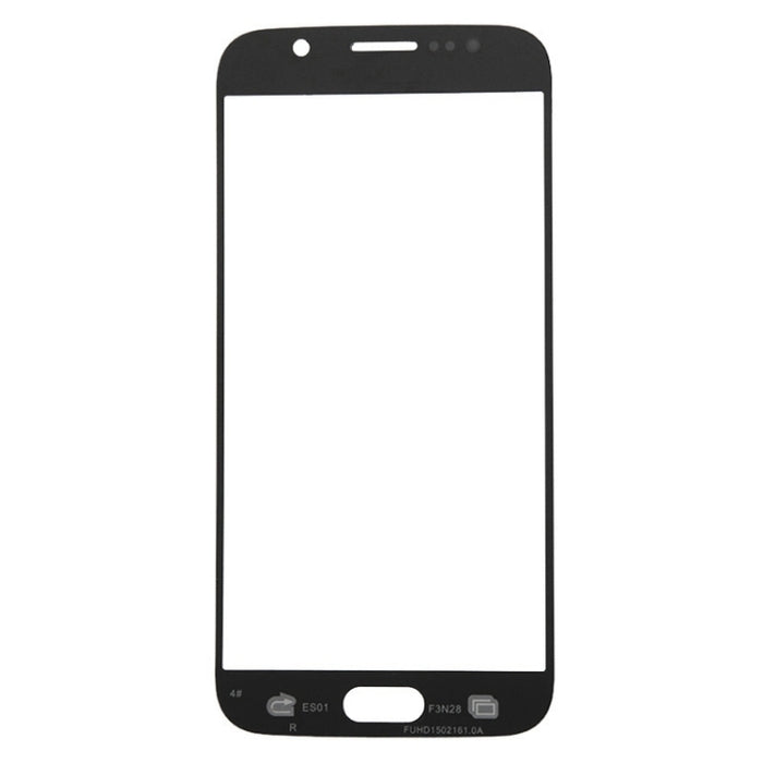 Para Samsung Galaxy S6 / G920F 10 piezas Lente de vidrio exterior de pantalla frontal