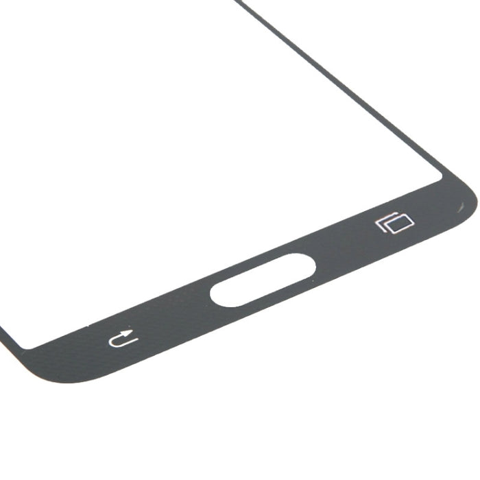 Para Samsung Galaxy Note 4 / N910 10 piezas Lente de vidrio exterior de pantalla frontal