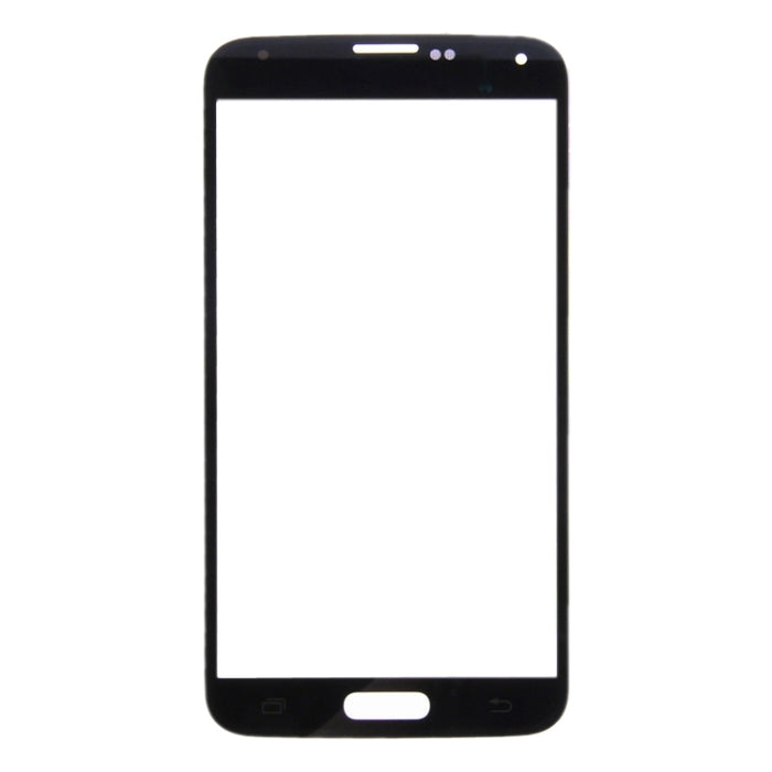 Para Samsung Galaxy S5 / G900 10 piezas Lente de vidrio exterior de pantalla frontal