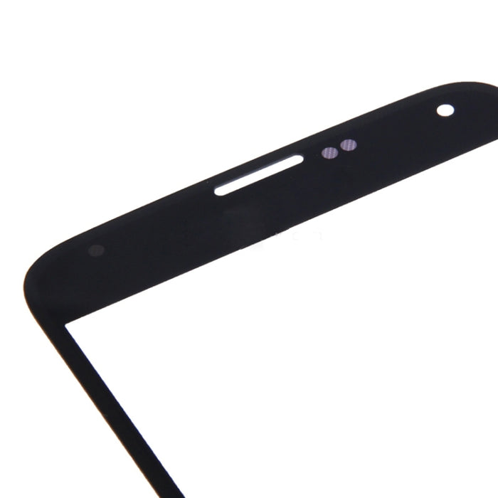 Para Samsung Galaxy S5 / G900 10 piezas Lente de vidrio exterior de pantalla frontal