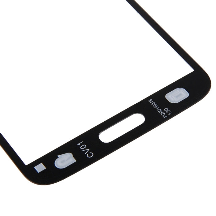 Para Samsung Galaxy S5 / G900 10 piezas Lente de vidrio exterior de pantalla frontal