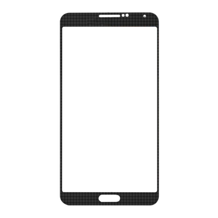 Para Samsung Galaxy Note III / N9000 10 piezas Lente de vidrio exterior de pantalla frontal