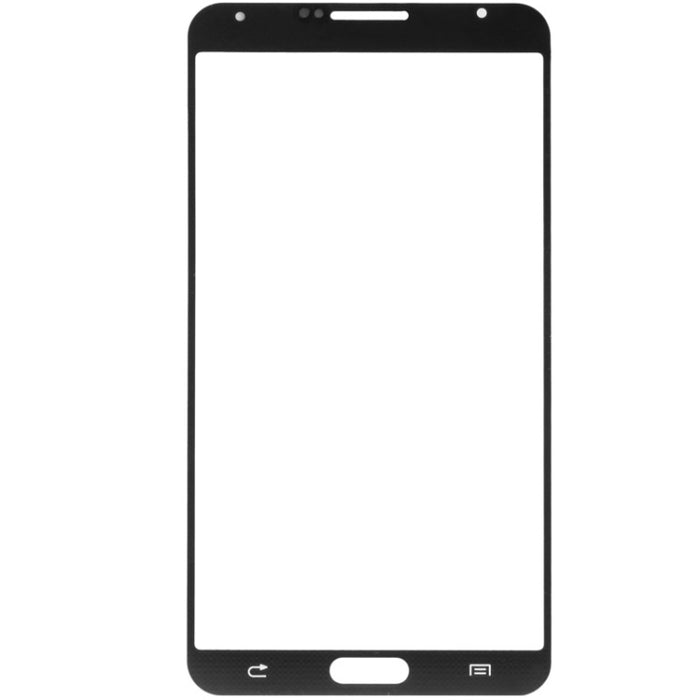 Para Samsung Galaxy Note III / N9000 10 piezas Lente de vidrio exterior de pantalla frontal