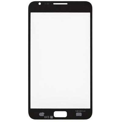 Para Samsung Galaxy Note N7000 / i9220 10 piezas Lente de vidrio exterior de pantalla frontal