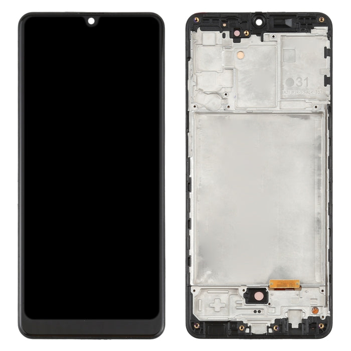 Pantalla LCD de material OLED y ensamblaje completo del digitalizador con marco para Samsung Galaxy A31 SM-A315 (6,33 pulgadas)