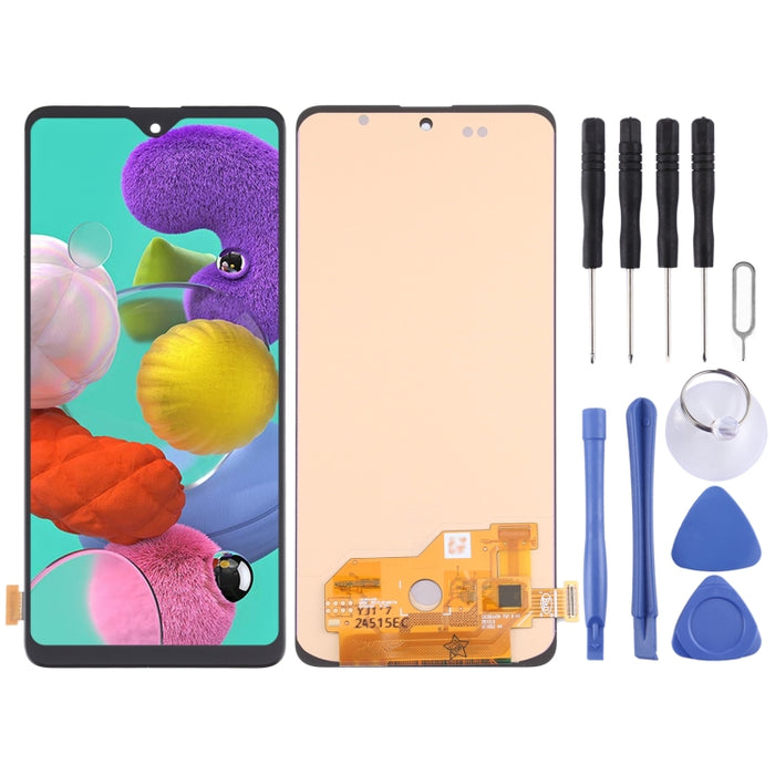 Pantalla LCD de material OLED y ensamblaje completo del digitalizador para Samsung Galaxy A51 4G SM-A515 (6,36 pulgadas)