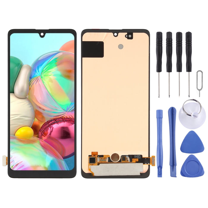 Pantalla LCD de material OLED y ensamblaje completo del digitalizador para Samsung Galaxy A71 SM-A715 (6,39 pulgadas)