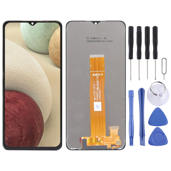 Pantalla LCD y digitalizador de montaje completo para Samsung Galaxy A12/A12 Nacho/A02 SM-A125 SM-A127 SM-A022