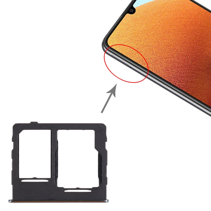 Para Samsung Galaxy A32 5G SM-A326B Bandeja de tarjeta SIM + Bandeja de tarjeta SIM / Bandeja de tarjeta Micro SD