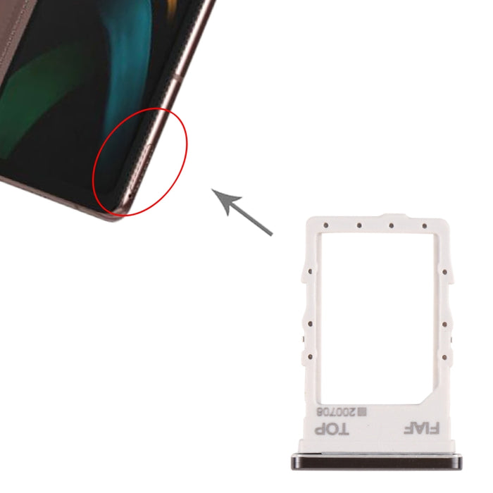 Para Samsung Galaxy Z Fold2 5G SM-F916 Bandeja de tarjeta SIM