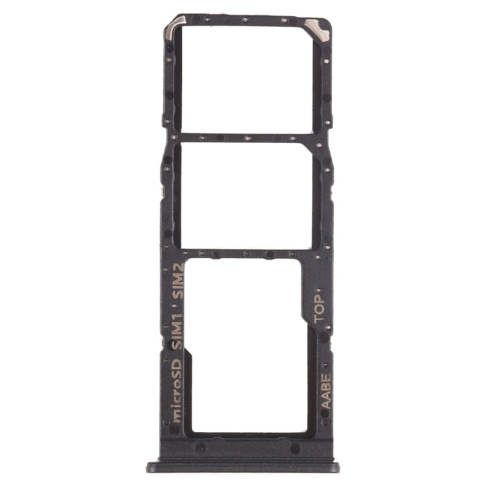 Para Samsung Galaxy A12 SM-A125 Bandeja de tarjeta SIM + Bandeja de tarjeta SIM + Bandeja de tarjeta Micro SD