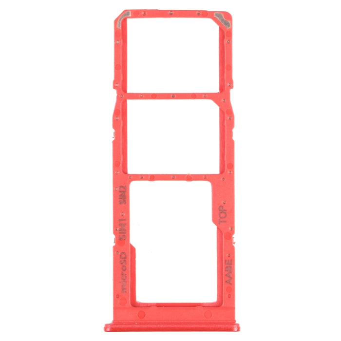 Para Samsung Galaxy A12 SM-A125 Bandeja de tarjeta SIM + Bandeja de tarjeta SIM + Bandeja de tarjeta Micro SD