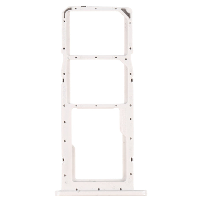 Para Samsung Galaxy A02s SM-A025 Bandeja de tarjeta SIM + Bandeja de tarjeta SIM + Bandeja de tarjeta Micro SD