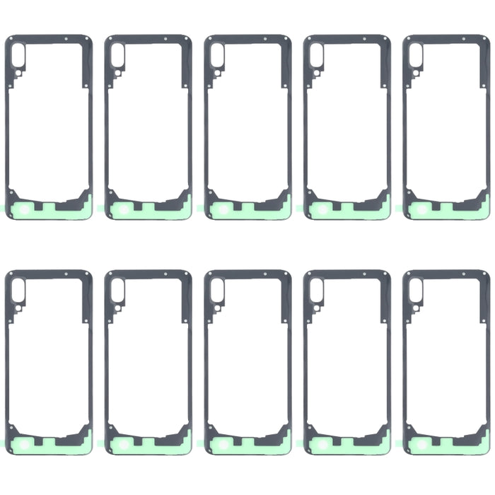 Para Samsung Galaxy A20 / A20e 10 piezas Adhesivo de cubierta trasera