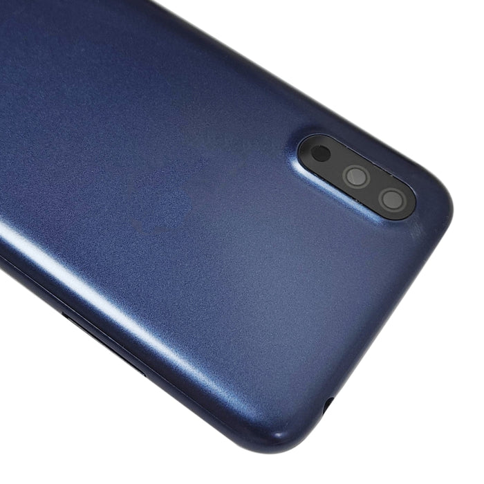Para Samsung Galaxy A01 SM-015F Tapa trasera de batería con lente de cámara