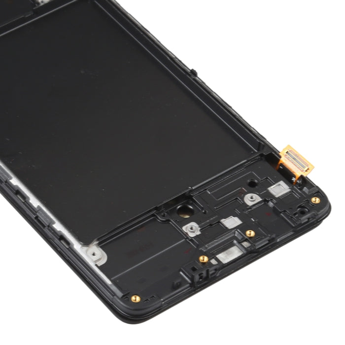 Pantalla LCD de material OLED y ensamblaje completo del digitalizador con marco para Samsung Galaxy A71 SM-A715 (6,39 pulgadas)