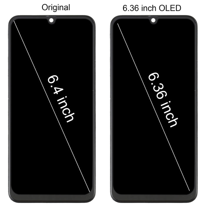 Pantalla LCD de material OLED y ensamblaje completo del digitalizador con marco para Samsung Galaxy M31 / Galaxy M31 Prime SM-M315