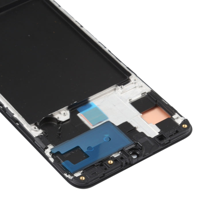Pantalla LCD de material OLED y ensamblaje completo del digitalizador con marco para Samsung Galaxy A70 SM-A705 (6,39 pulgadas)