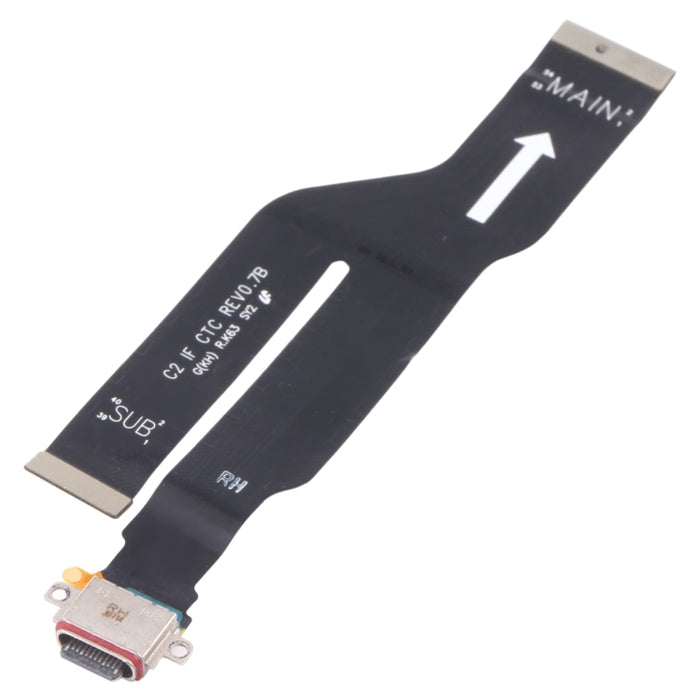 Para Samsung Galaxy Note20 Ultra 5G SM-N986 Cable flexible de puerto de carga original