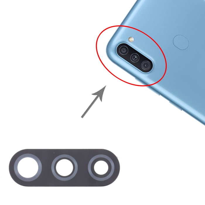 Para Samsung Galaxy A11 SM-A115 10 piezas Lente de cámara trasera