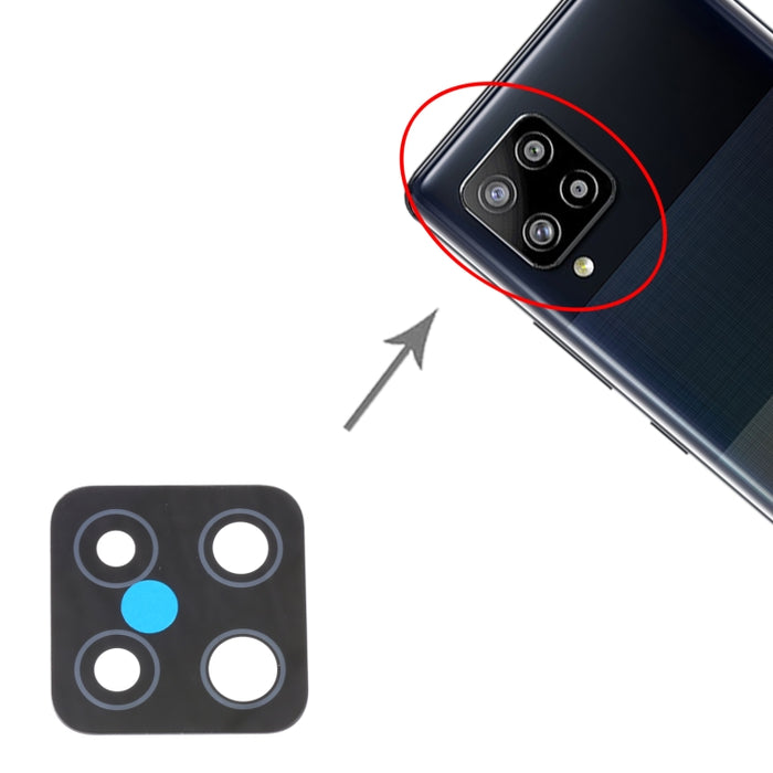Para Samsung Galaxy A42 SM-A425 10 piezas Lente de cámara trasera