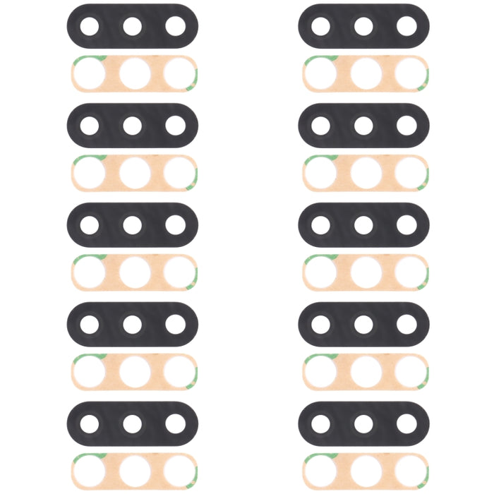 Para Samsung Galaxy A01 SM-A015 10 piezas Lente de cámara trasera