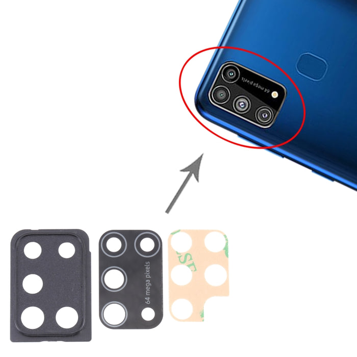Para Samsung Galaxy M31 / Galaxy M31 Prime SM-M315 10 piezas cubierta de lente de cámara