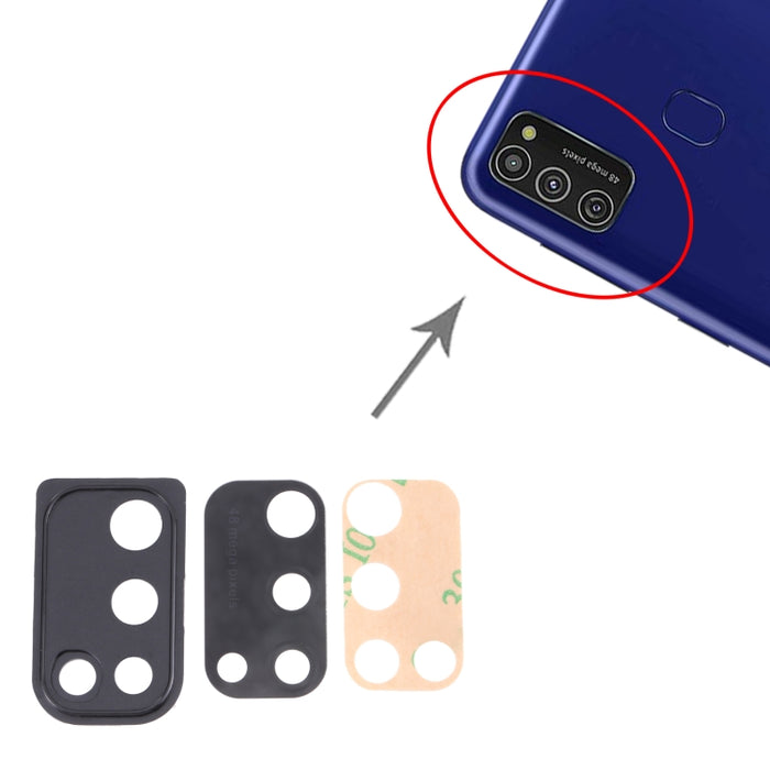 Para Samsung Galaxy M21 SM-M215 10 piezas cubierta de lente de cámara