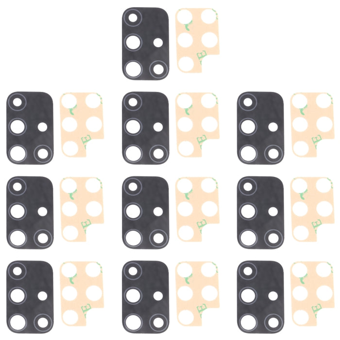 Para Samsung Galaxy M51 SM-M515 10 piezas Lente de cámara trasera