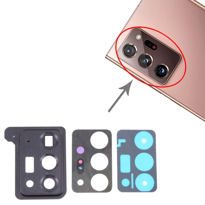 Para Samsung Galaxy Note20 Ultra 5G SM-N986 10 piezas cubierta de lente de cámara