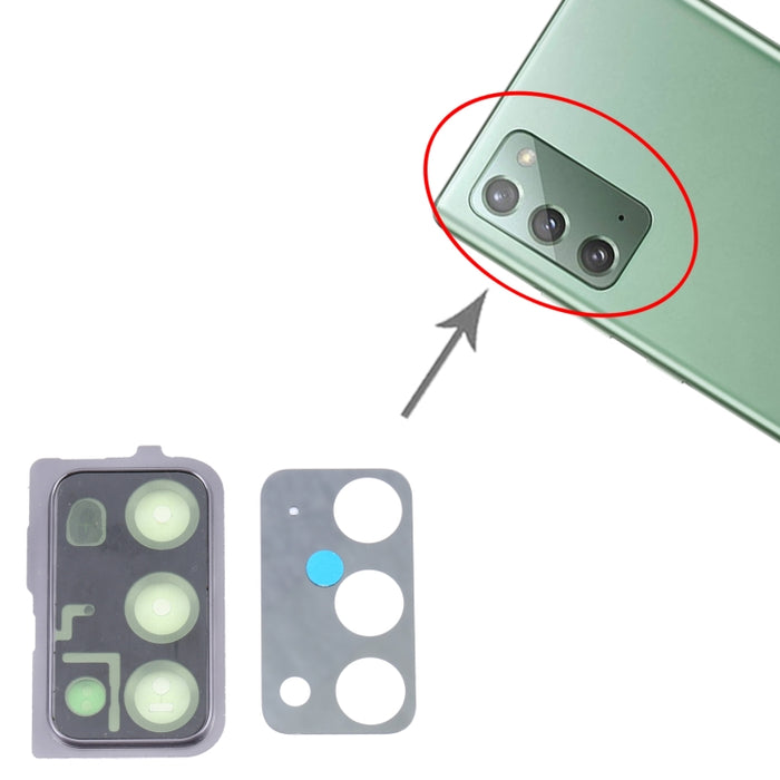 Para Samsung Galaxy Note20 5G SM-N981 10 piezas cubierta de lente de cámara