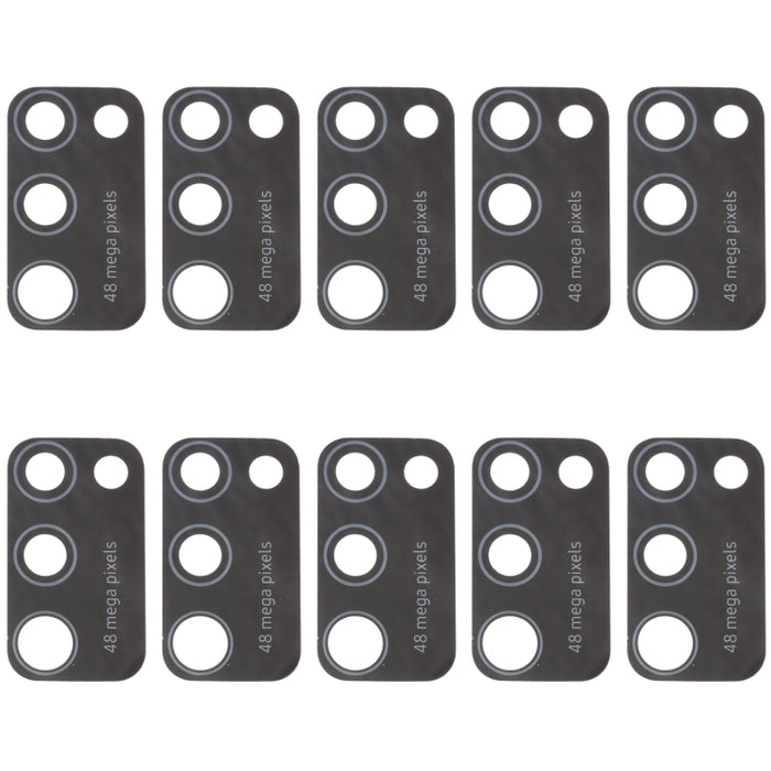 Para Samsung Galaxy A41 SM-A415 10 piezas Lente de cámara trasera