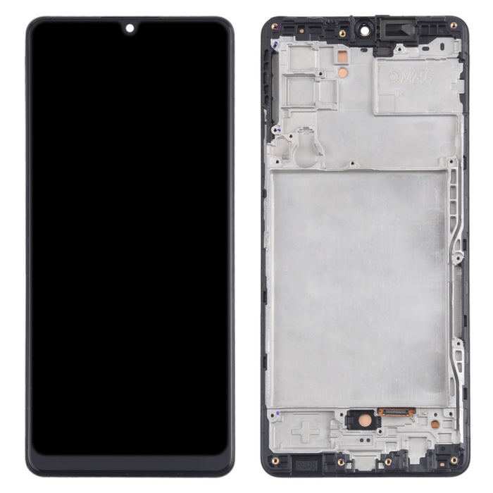 Pantalla LCD de material TFT y ensamblaje completo del digitalizador con marco para Samsung Galaxy A42 5G SM-A426, no compatible con identificación de huellas dactilares