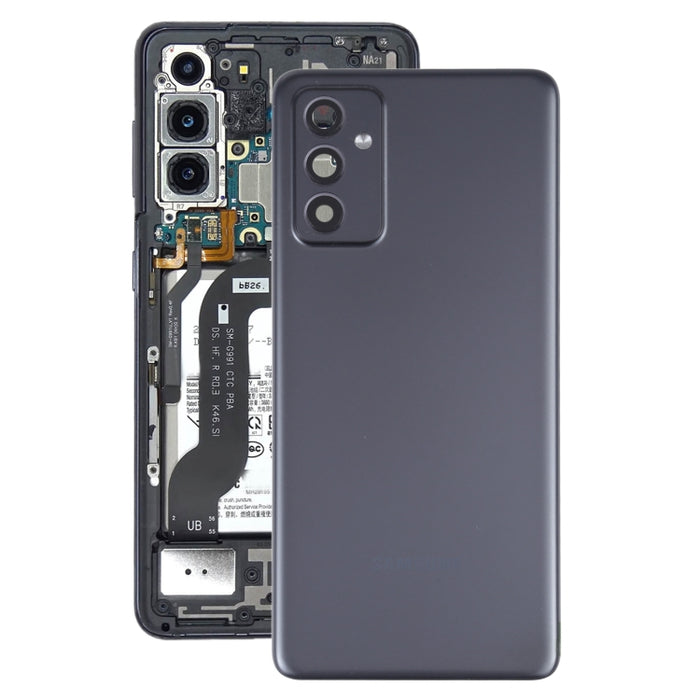 Para Samsung Galaxy A82 Tapa trasera de batería con lente de cámara